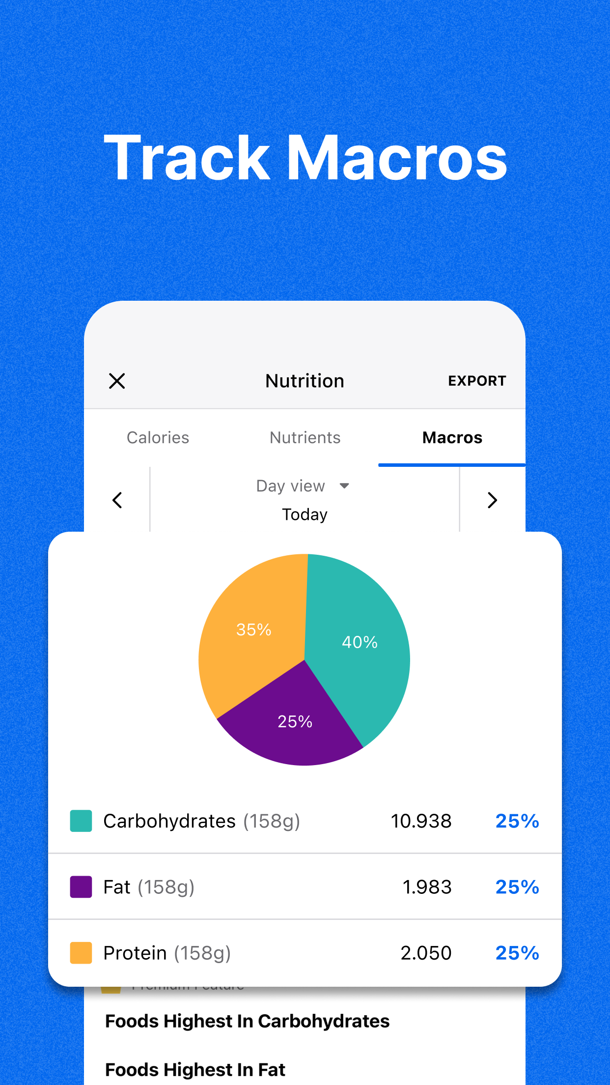 اسکرین شات 8 برنامه MyFitnessPal: Food & Fitness