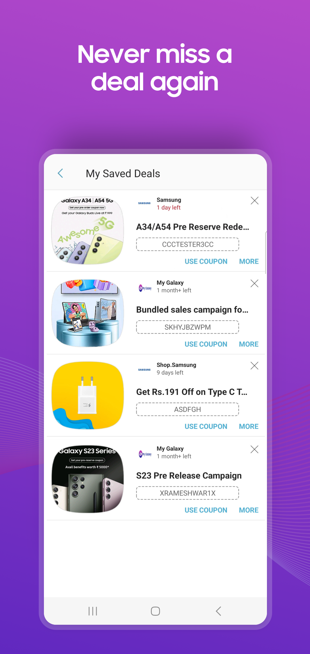 اسکرین شات 5 برنامه My Galaxy
