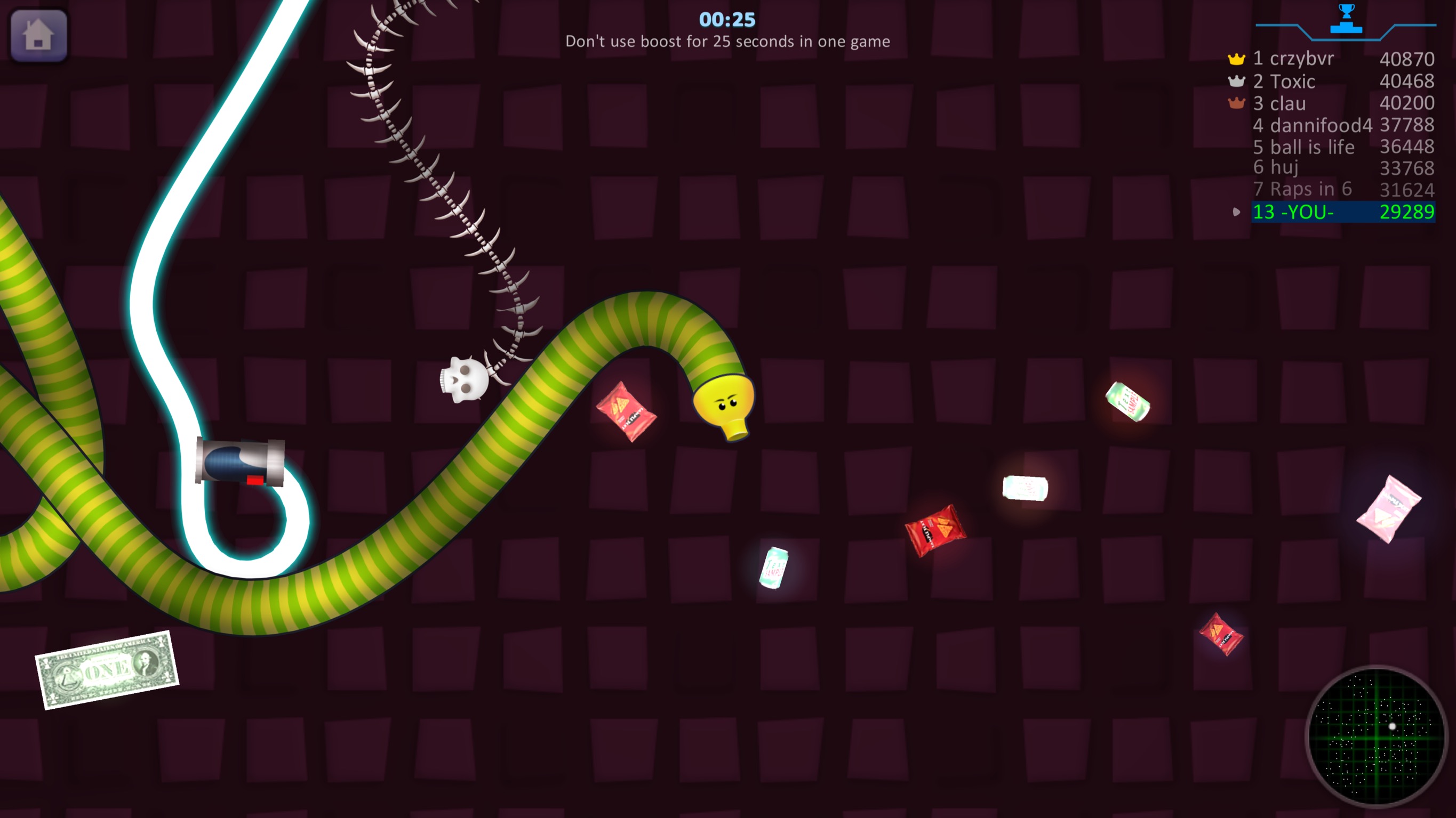 اسکرین شات 5 بازی Snake Hunt: Worm io Games Zone