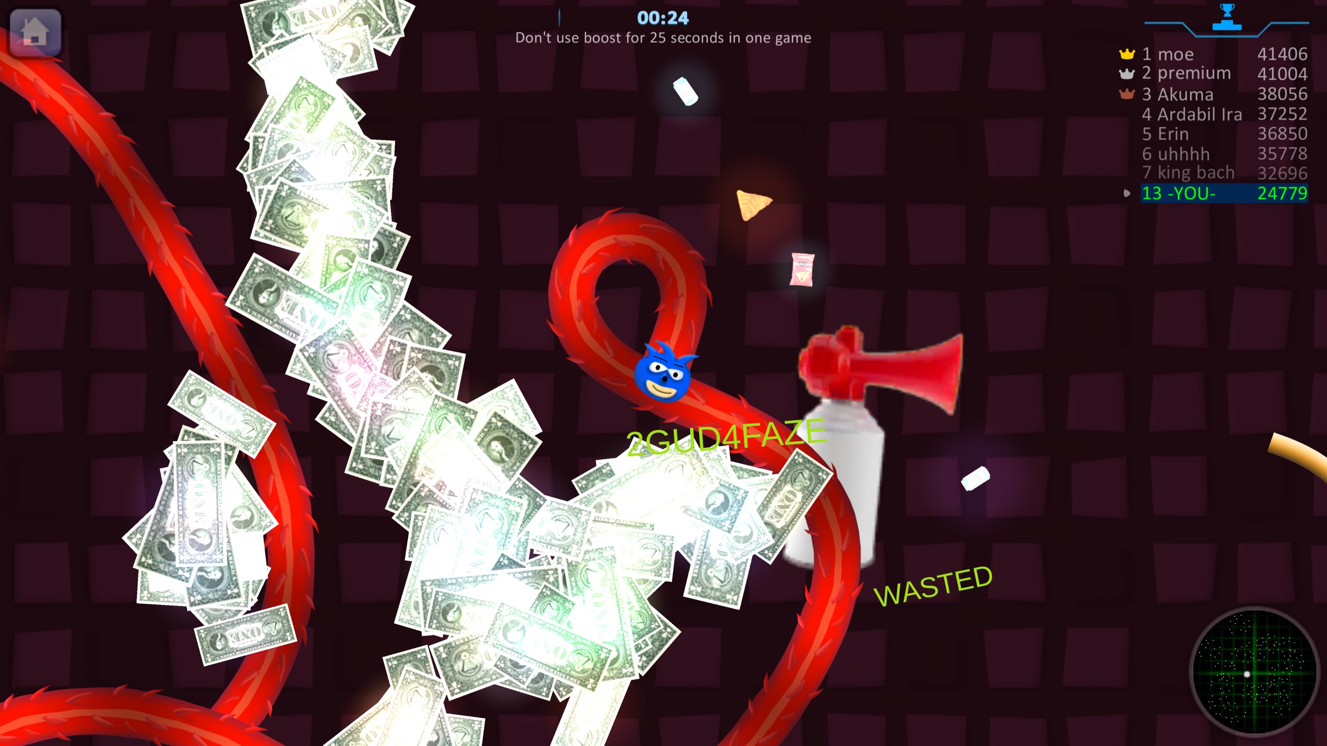 اسکرین شات 2 بازی Snake Hunt: Worm io Games Zone