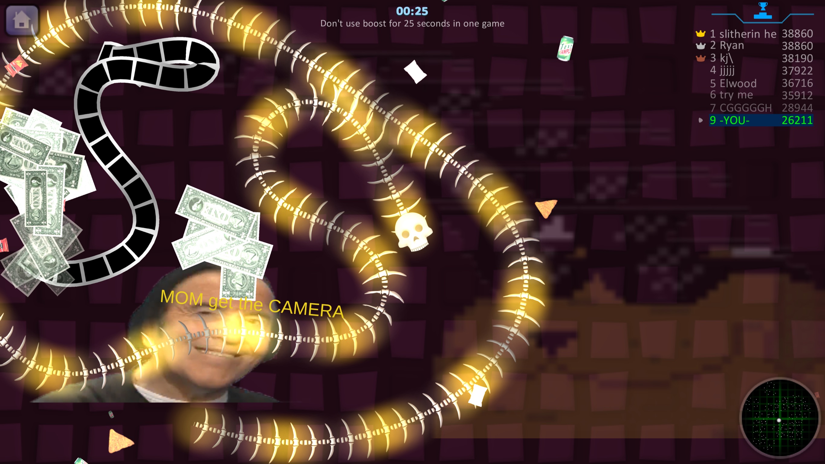 اسکرین شات 3 بازی Snake Hunt: Worm io Games Zone