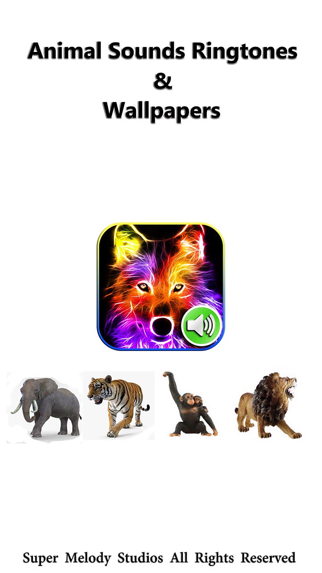 اسکرین شات 1 برنامه Animal Sounds Ringtones