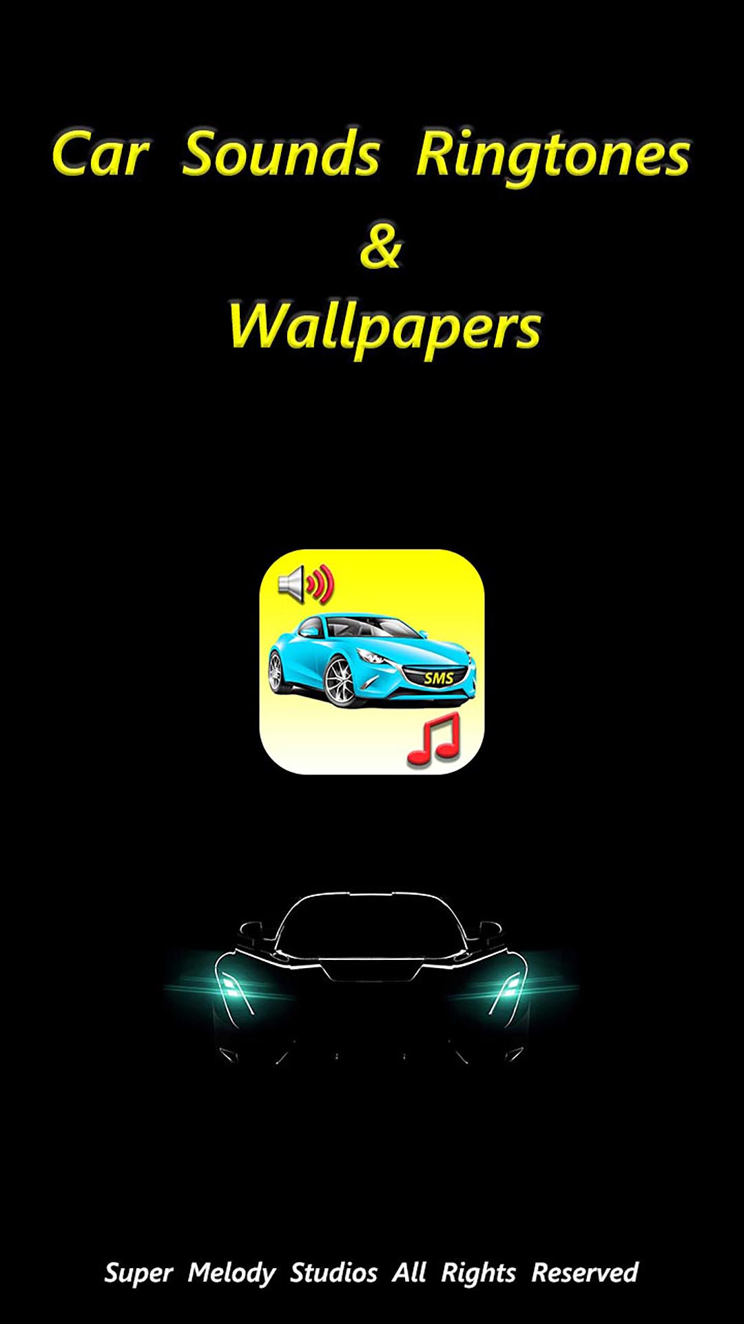 اسکرین شات 1 برنامه Car Sounds Ringtones Wallpaper