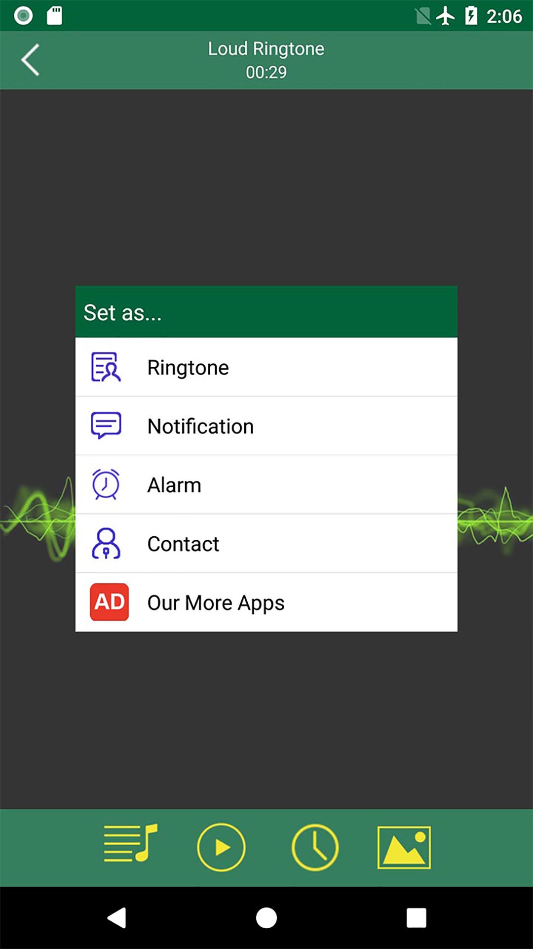 اسکرین شات 4 برنامه Loud Ringtones
