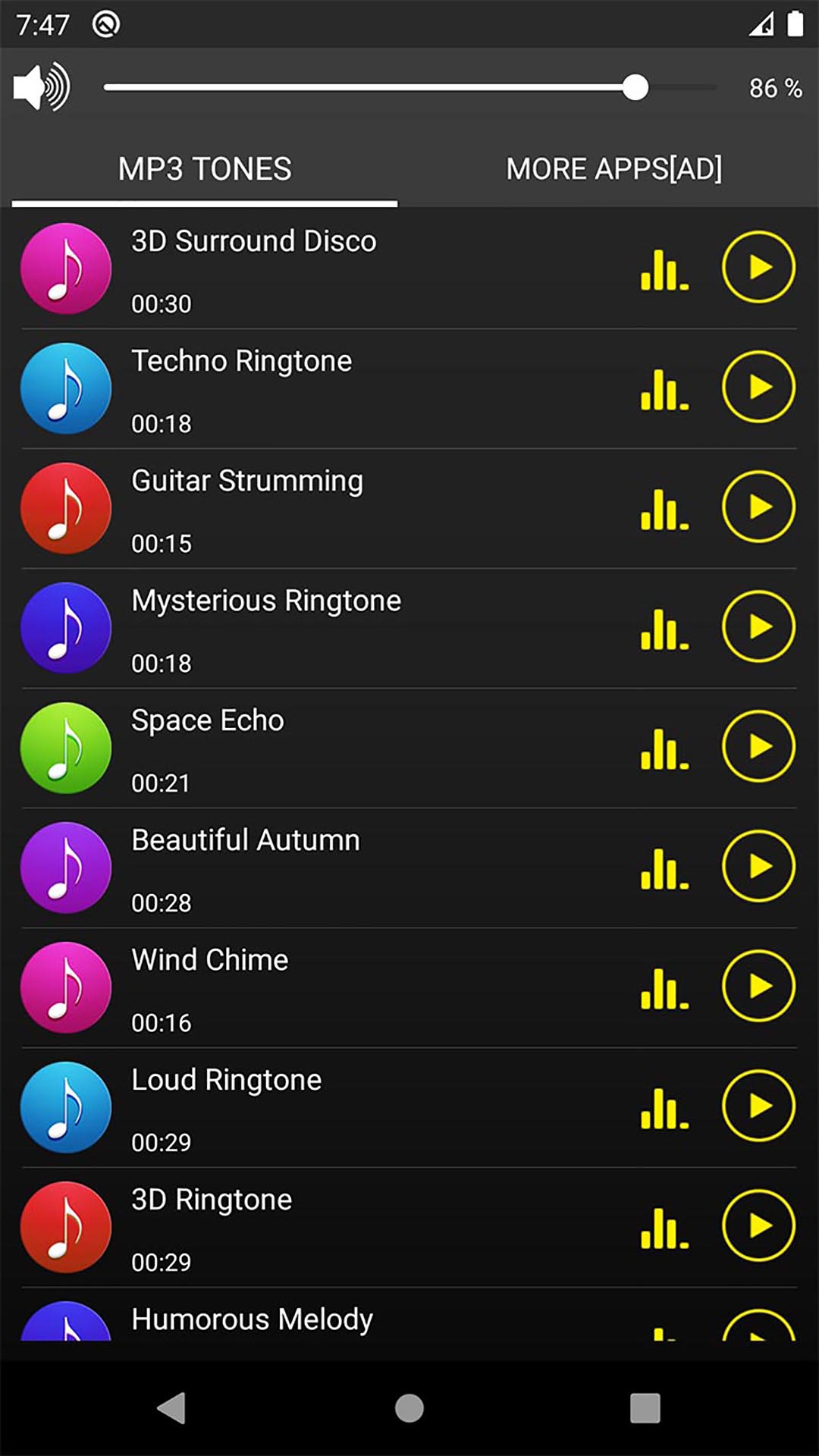 اسکرین شات 2 برنامه MP3 Ringtones for Oppo Phones