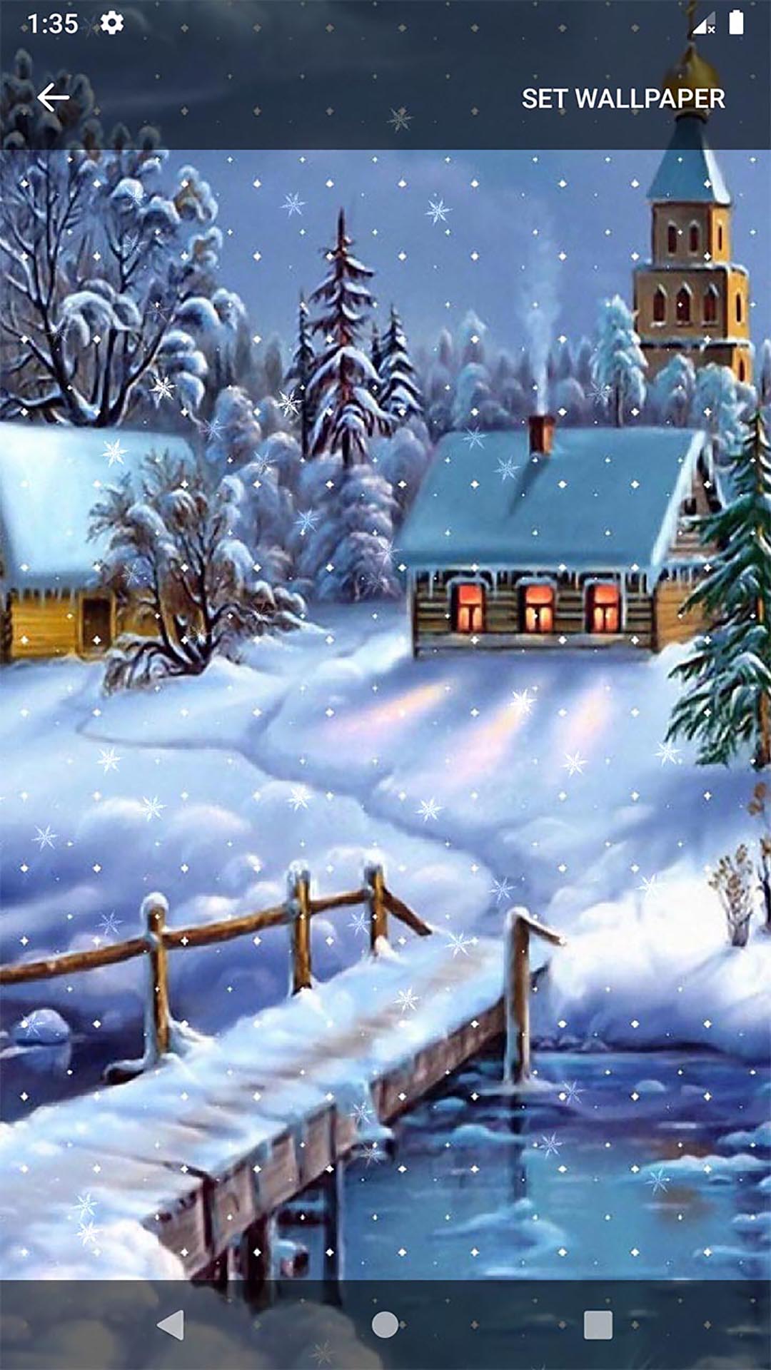 اسکرین شات 8 برنامه Christmas Ringtones Wallpapers