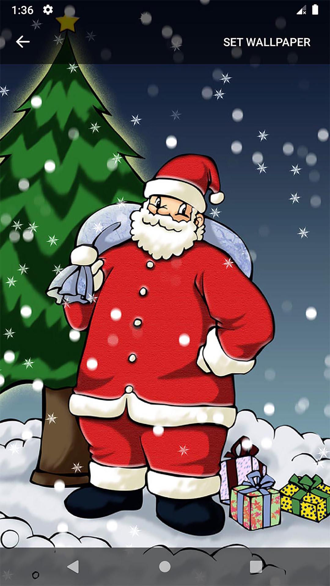 اسکرین شات 7 برنامه Christmas Ringtones Wallpapers