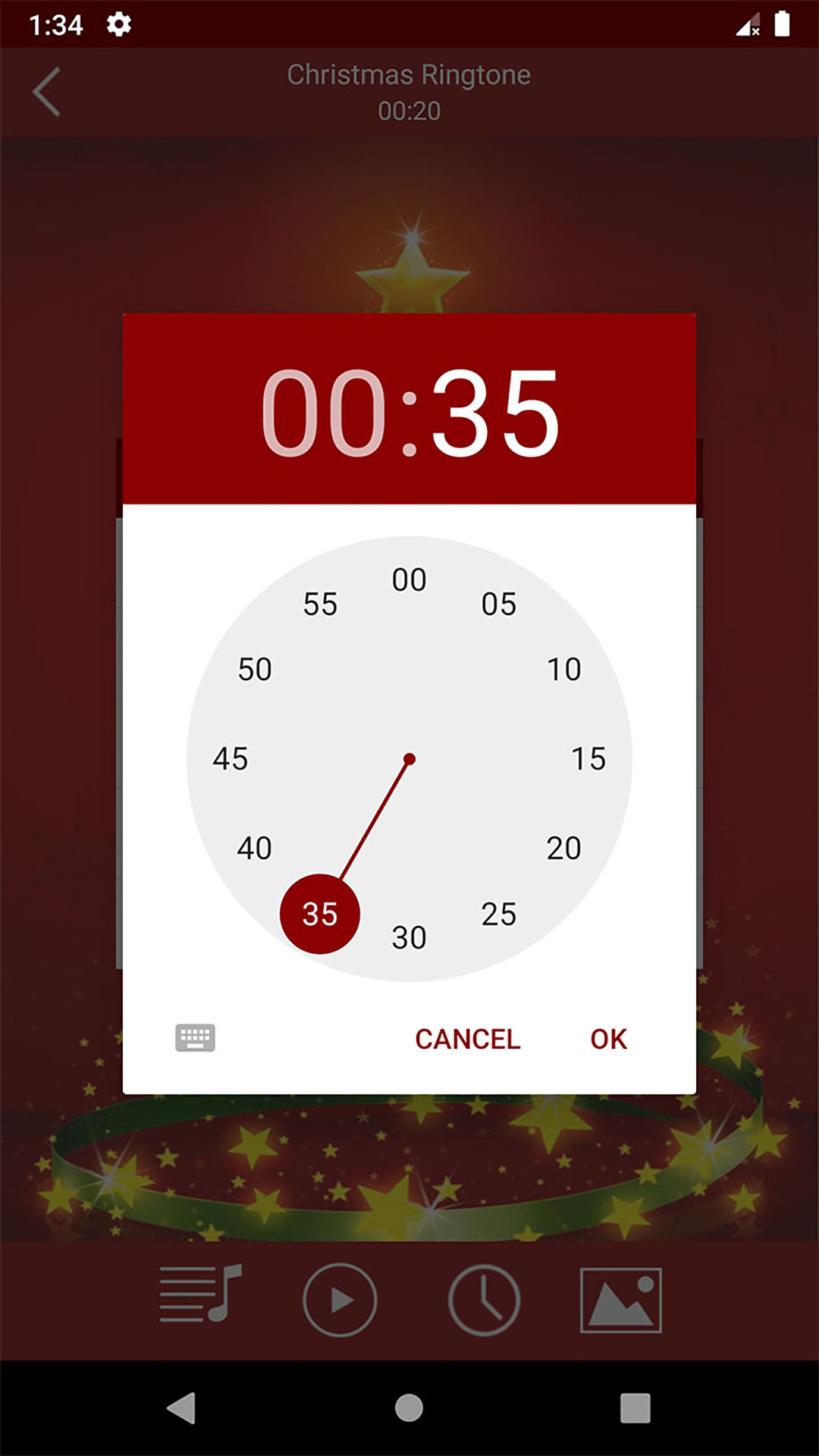 اسکرین شات 5 برنامه Christmas Ringtones Wallpapers