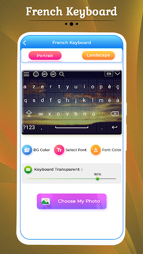 اسکرین شات 6 برنامه French Keyboard