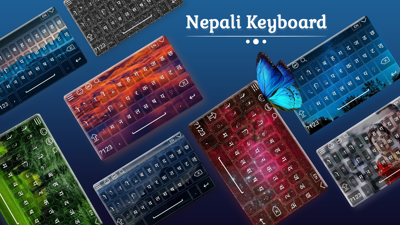 اسکرین شات 1 برنامه Nepali Keyboard