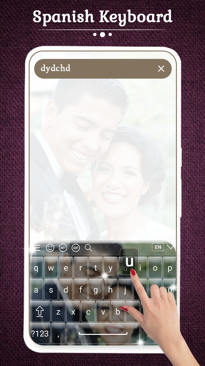 اسکرین شات 2 برنامه Spanish Keyboard