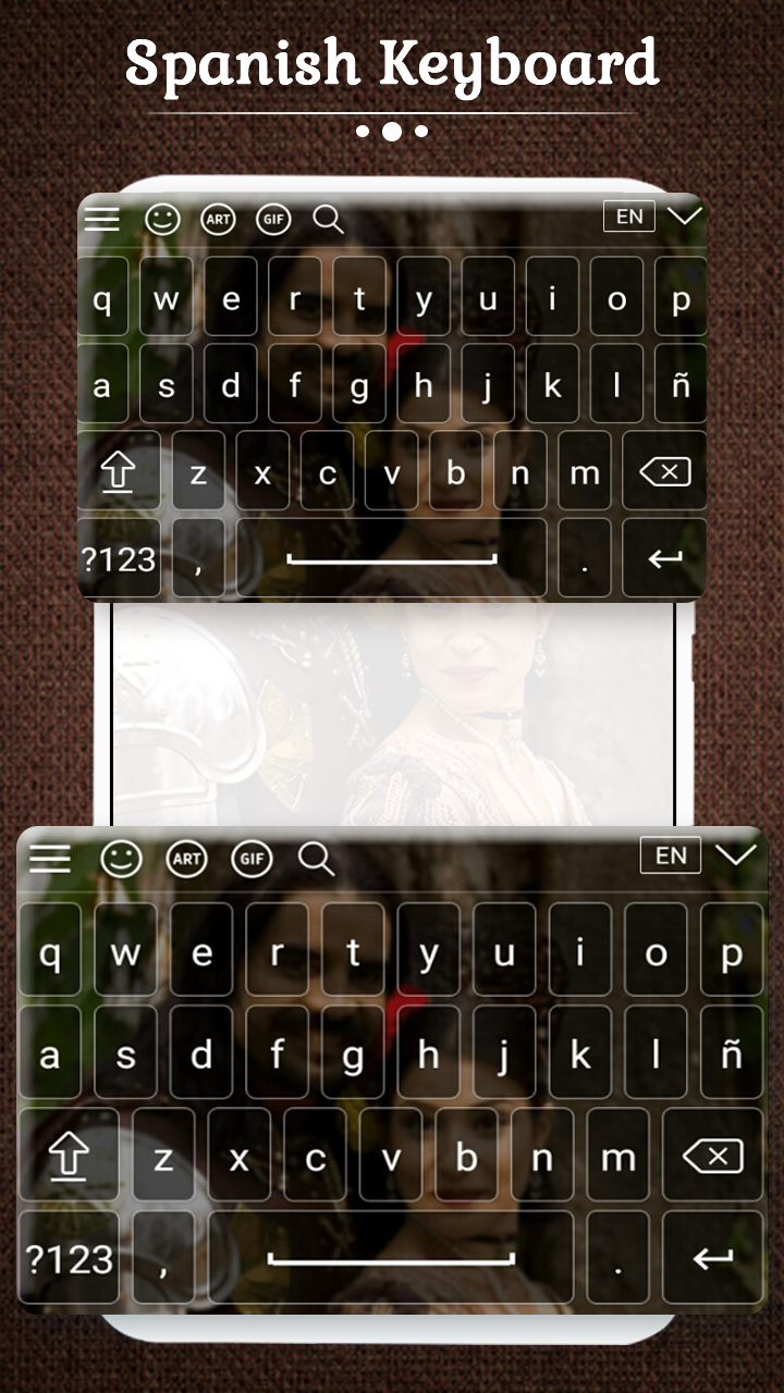اسکرین شات 4 برنامه Spanish Keyboard