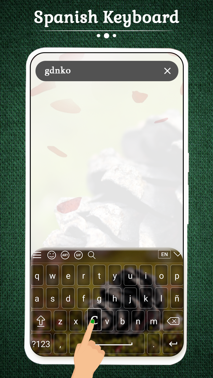 اسکرین شات 3 برنامه Spanish Keyboard