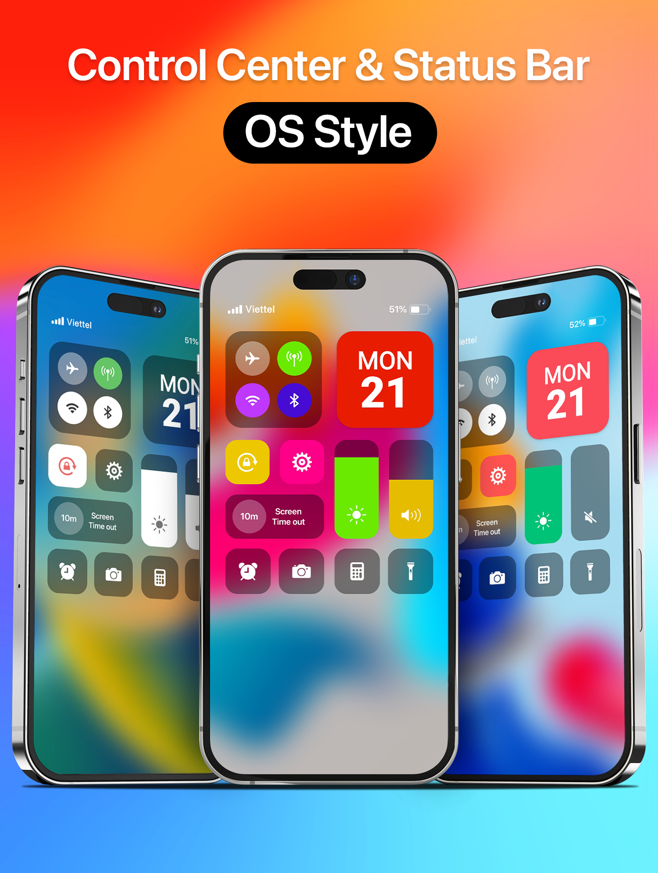 اسکرین شات 3 برنامه Control Center and Status Bar