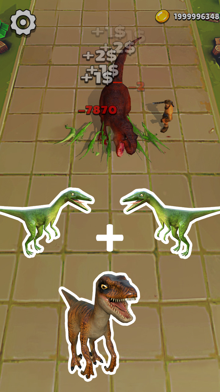 اسکرین شات 2 بازی Dinosaur Combine Master