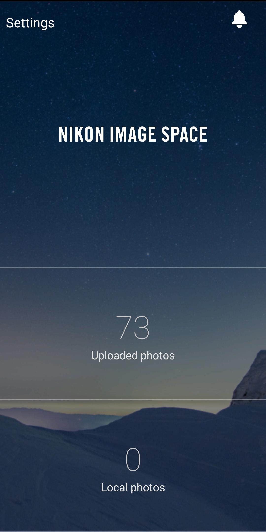 اسکرین شات 1 برنامه NIKON IMAGE SPACE