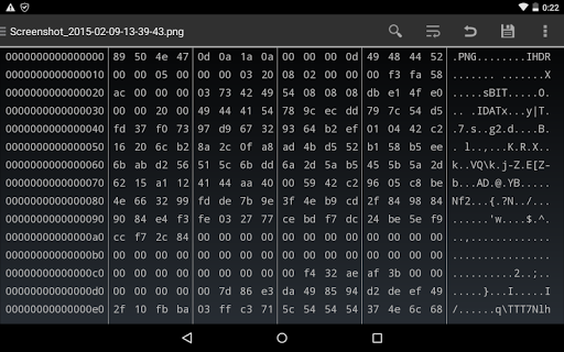 اسکرین شات 6 برنامه HEX Editor