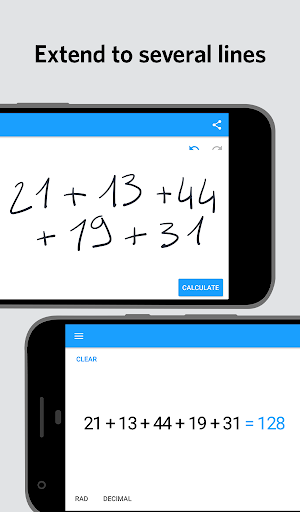 اسکرین شات برنامه MyScript Calculator 2 3