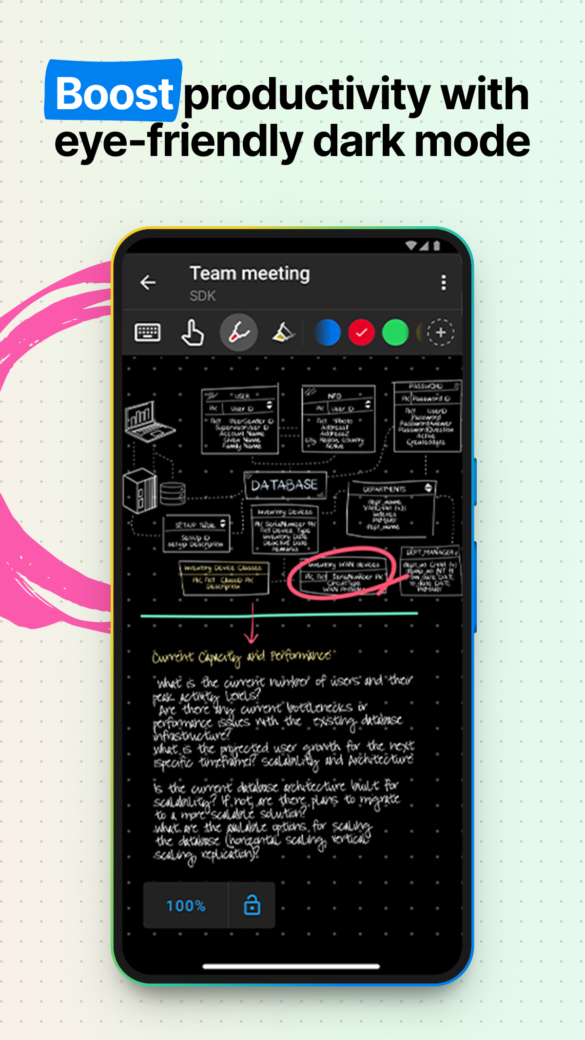 اسکرین شات 8 برنامه MyScript Notes (Nebo)