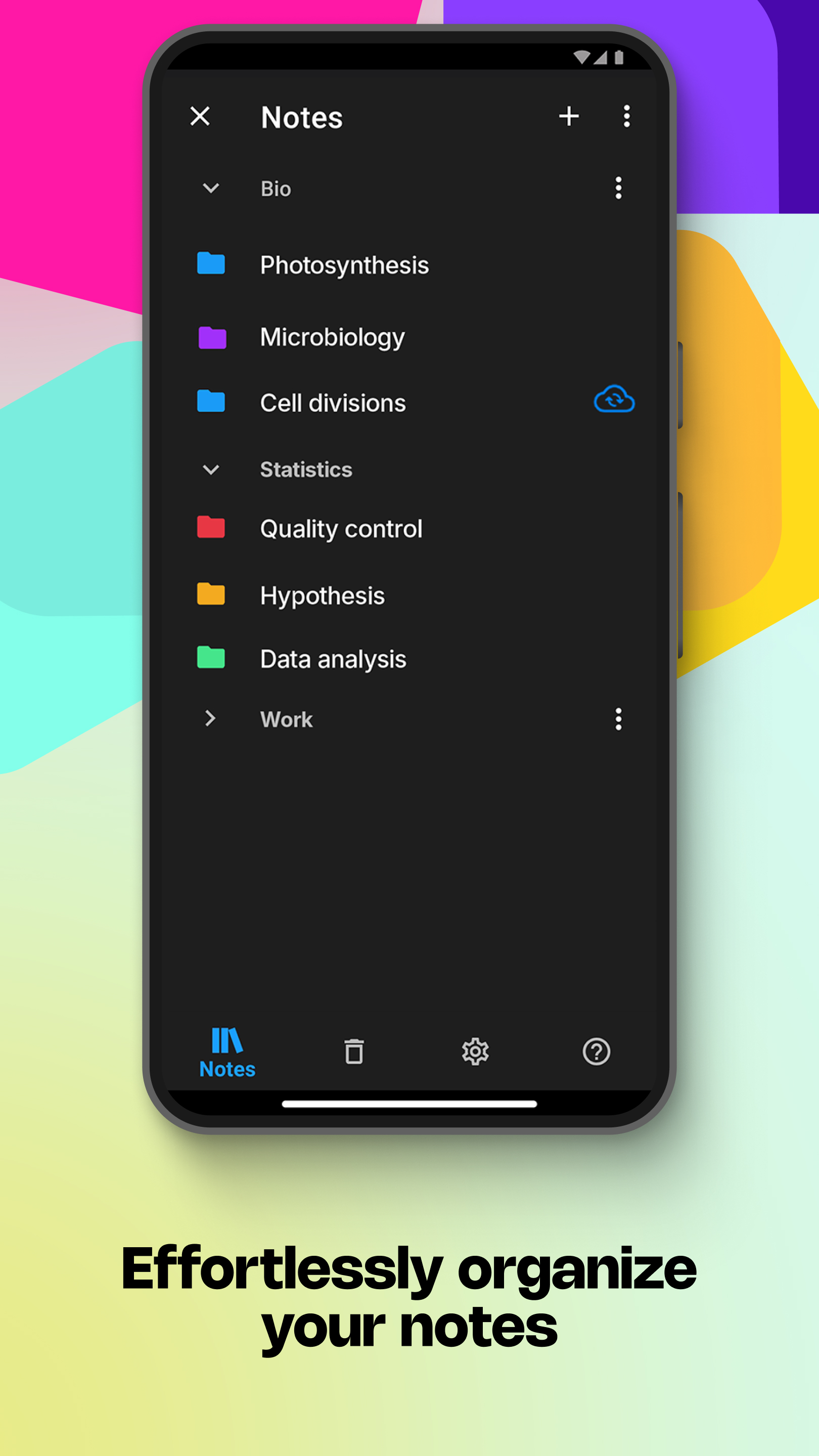 اسکرین شات 4 برنامه MyScript Notes for Students