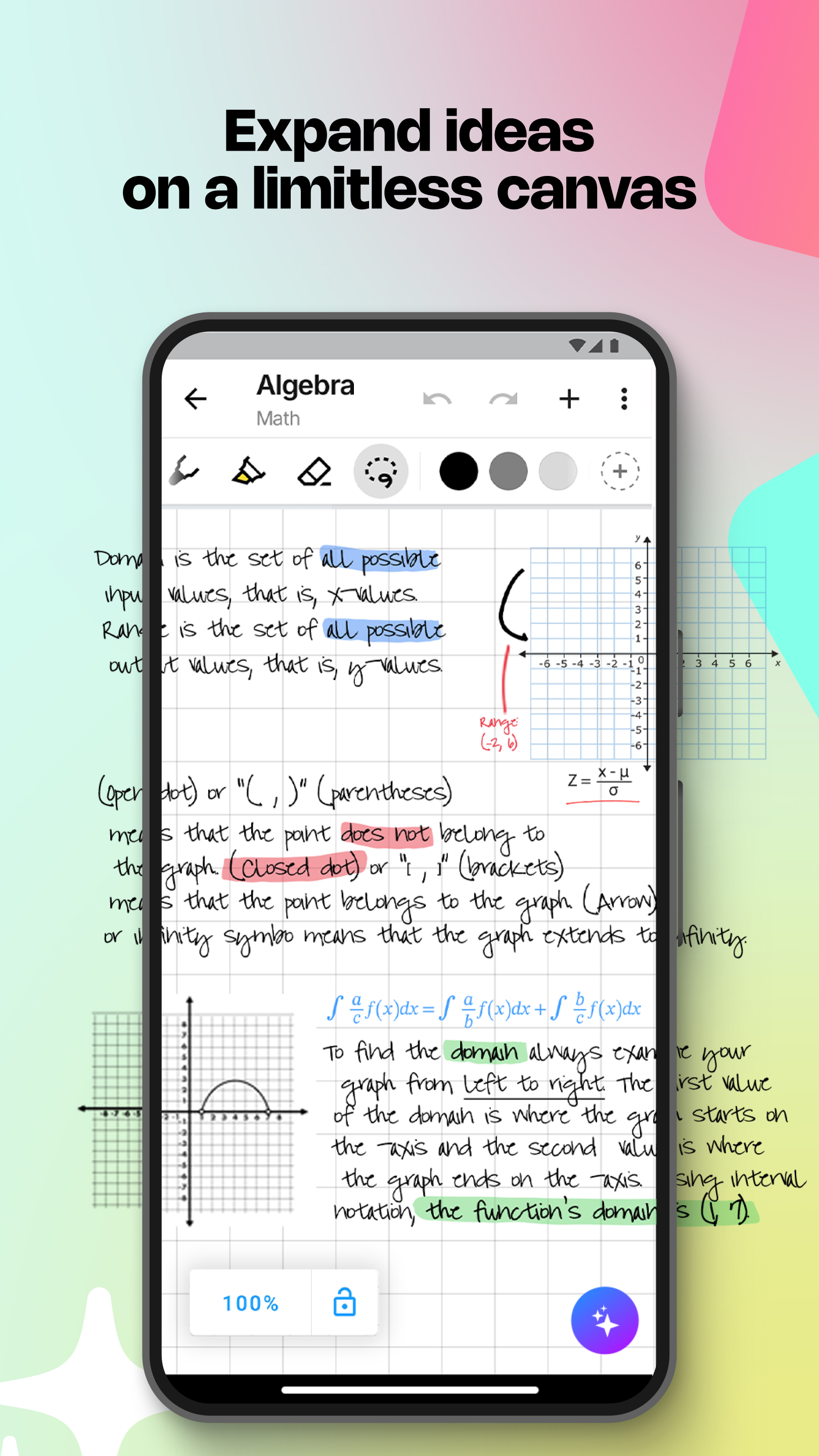 اسکرین شات 3 برنامه MyScript Notes (Nebo)