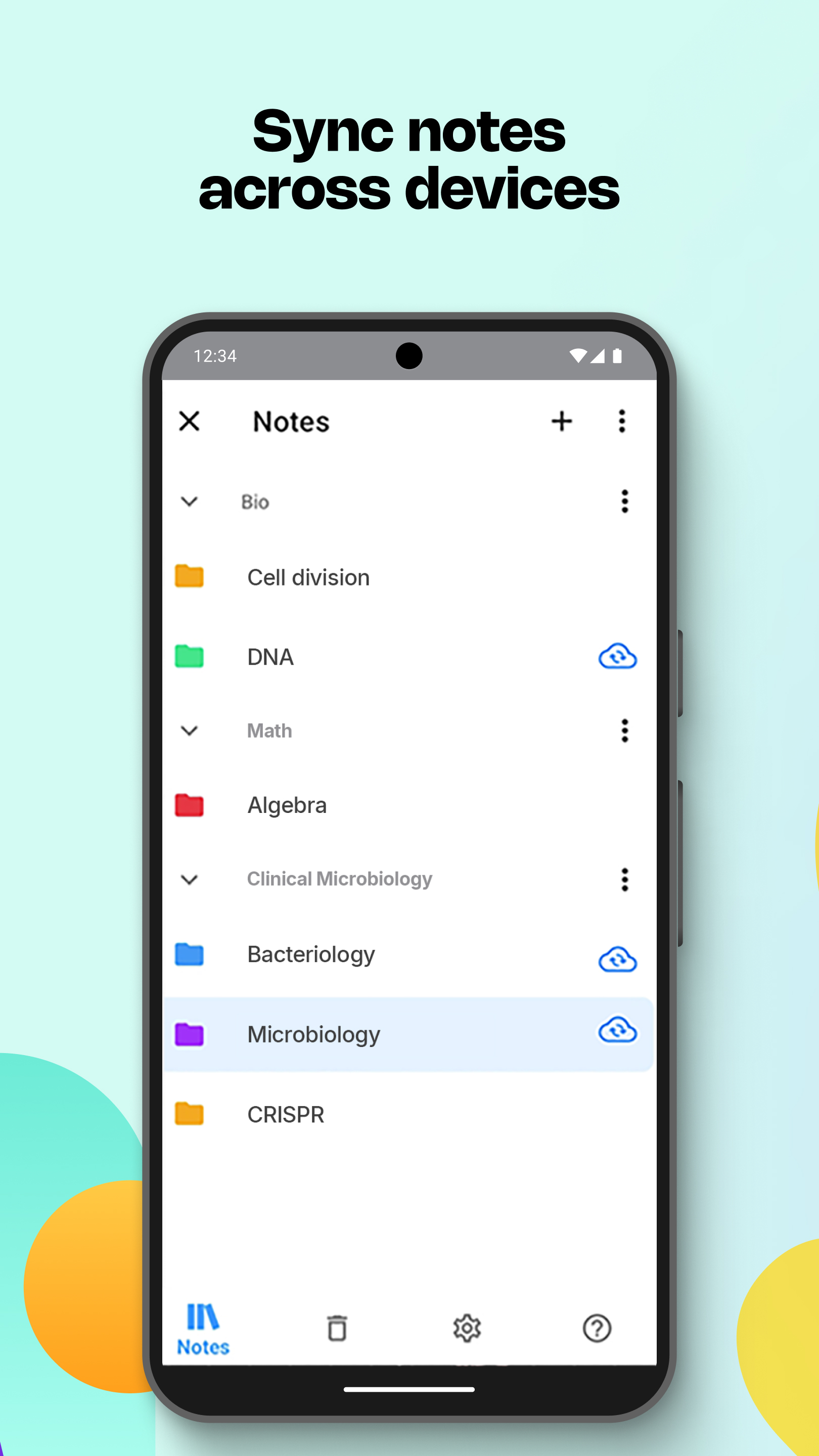 اسکرین شات 7 برنامه MyScript Notes for Students