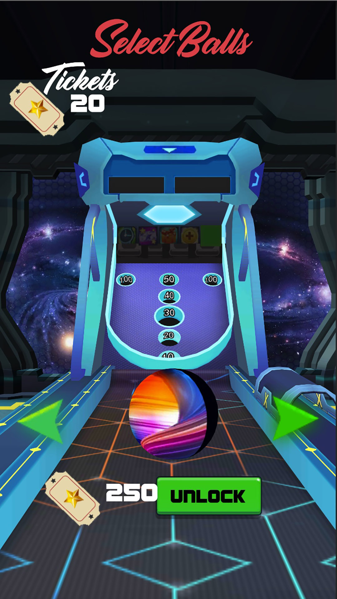 اسکرین شات 3 بازی Skee Arcade Ball Bowling Roll