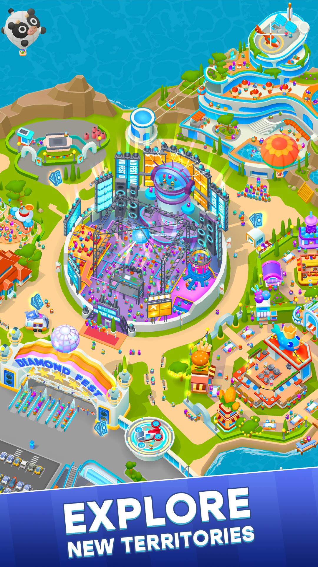 اسکرین شات 8 بازی Diamond City: Idle Tycoon