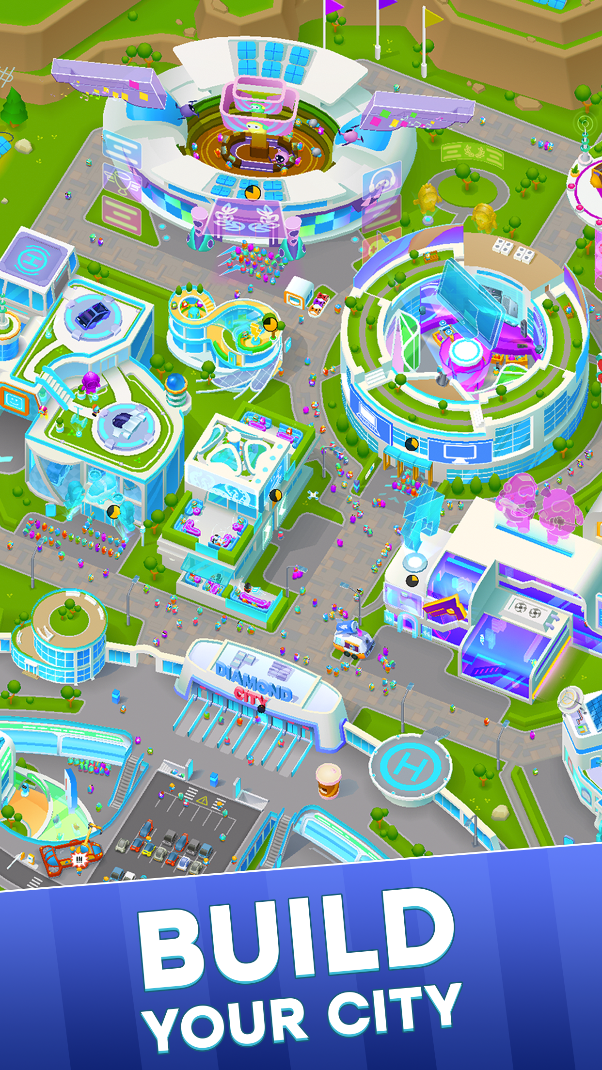 اسکرین شات 4 بازی Diamond City: Idle Tycoon