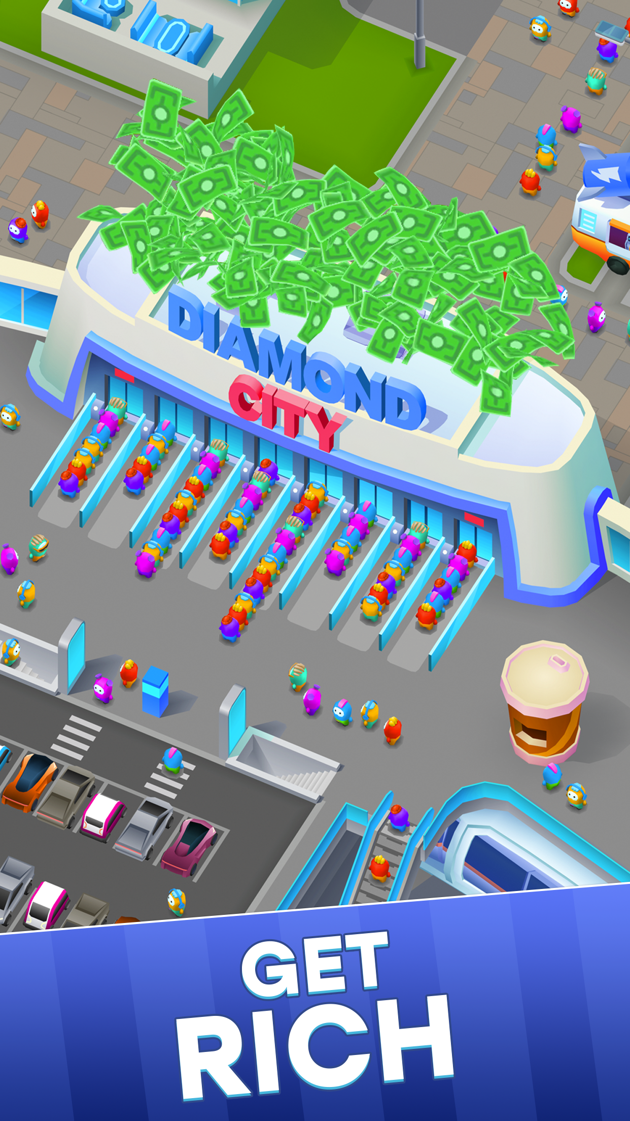 اسکرین شات 7 بازی Diamond City: Idle Tycoon