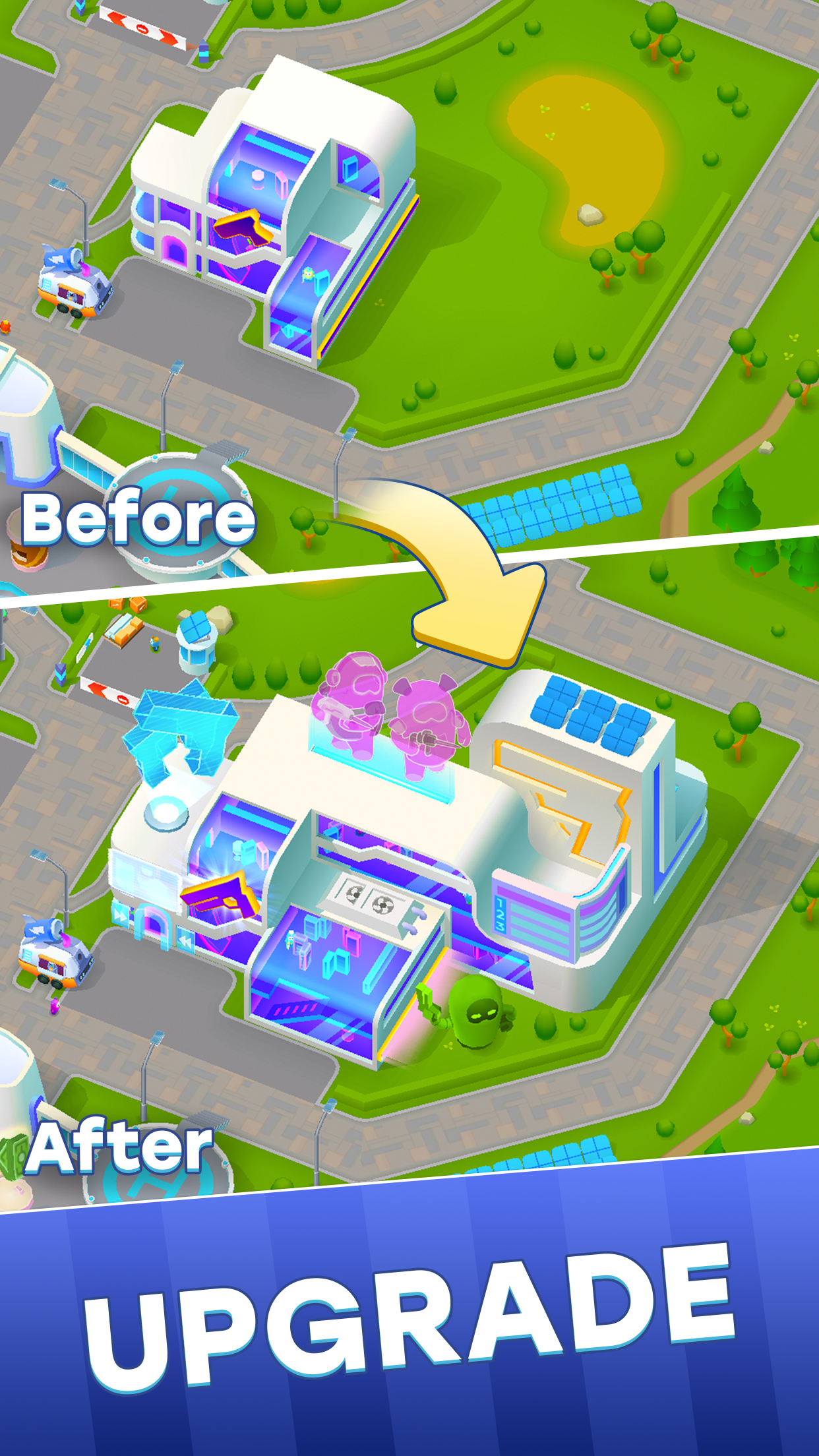 اسکرین شات 2 بازی Diamond City: Idle Tycoon