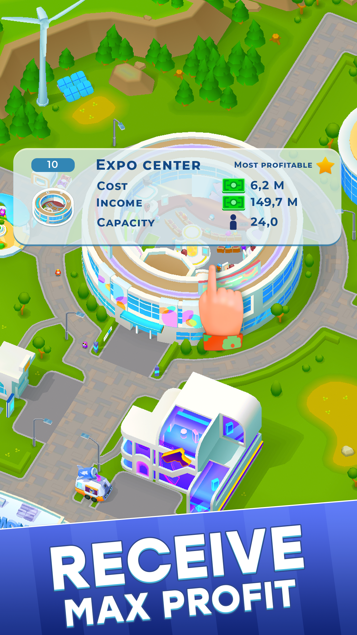 اسکرین شات 8 بازی Diamond City: Idle Tycoon