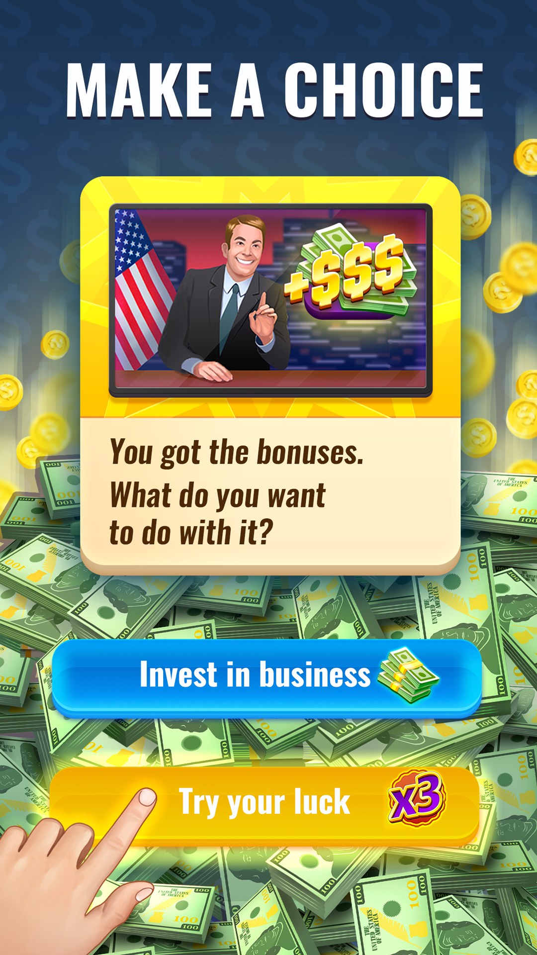 اسکرین شات 2 بازی Trump's Empire: Idle game