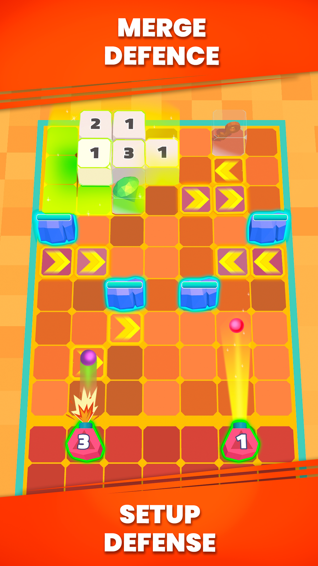 اسکرین شات 2 بازی Merge Defense Adventures