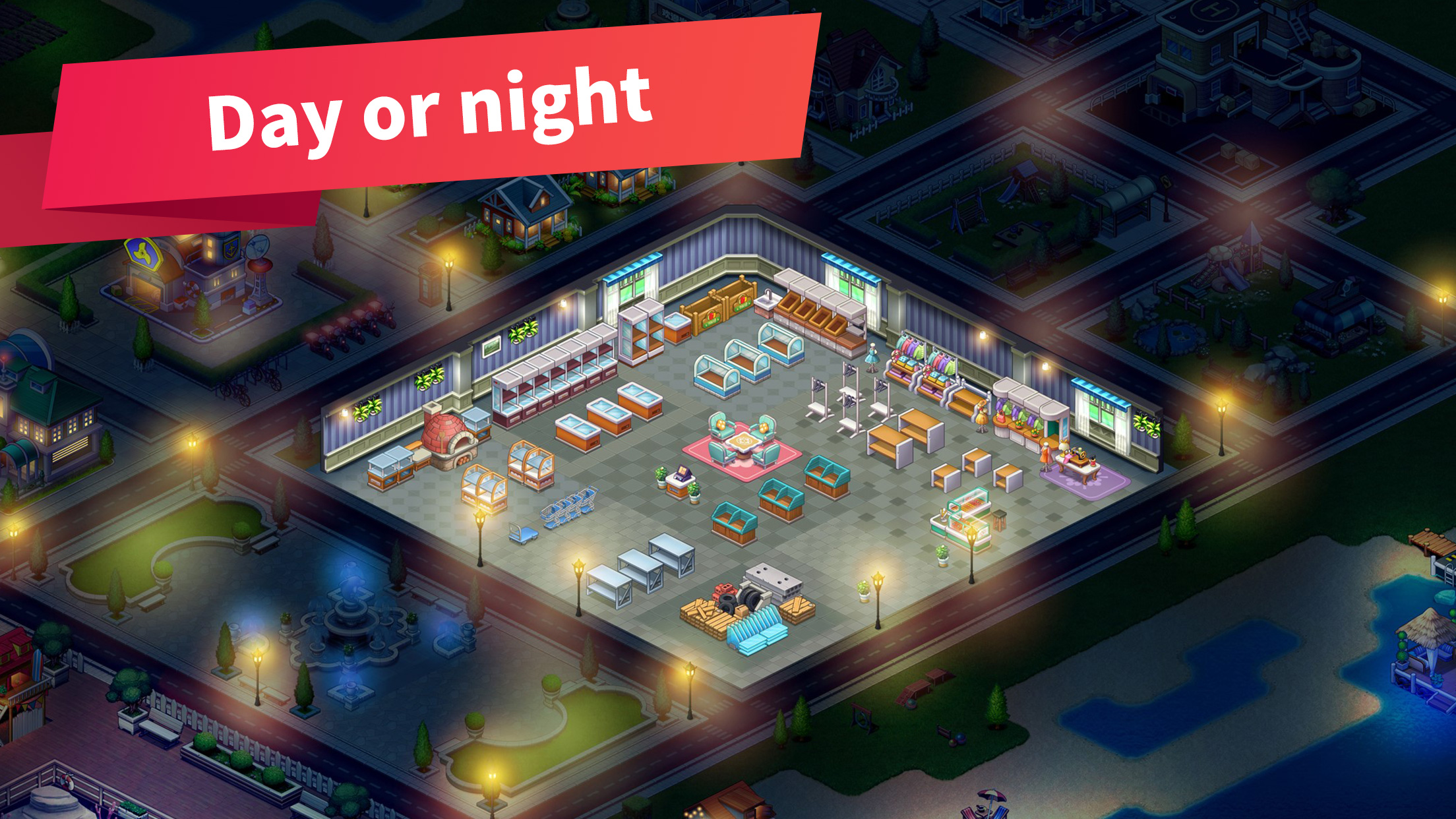 اسکرین شات 1 بازی My Supermarket Story：Simulator