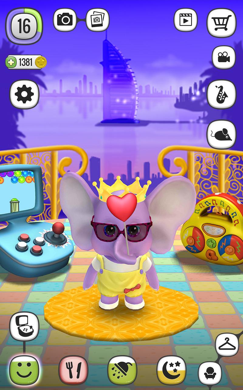 اسکرین شات 5 بازی My Talking Elly - Virtual Pet