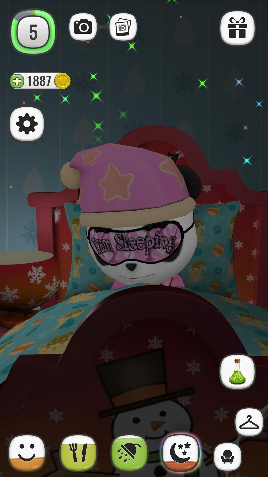 اسکرین شات 6 بازی My Talking Panda - Virtual Pet