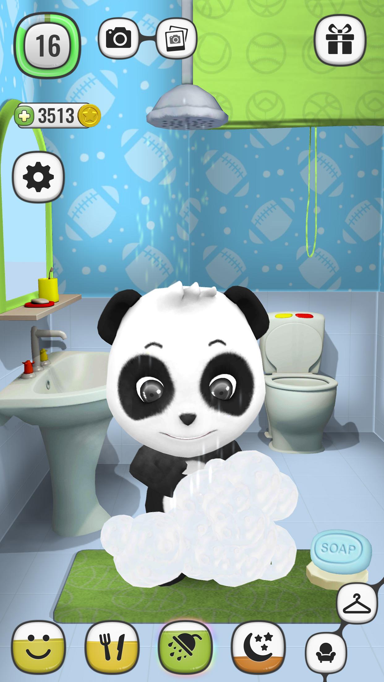 اسکرین شات 3 بازی My Talking Panda - Virtual Pet