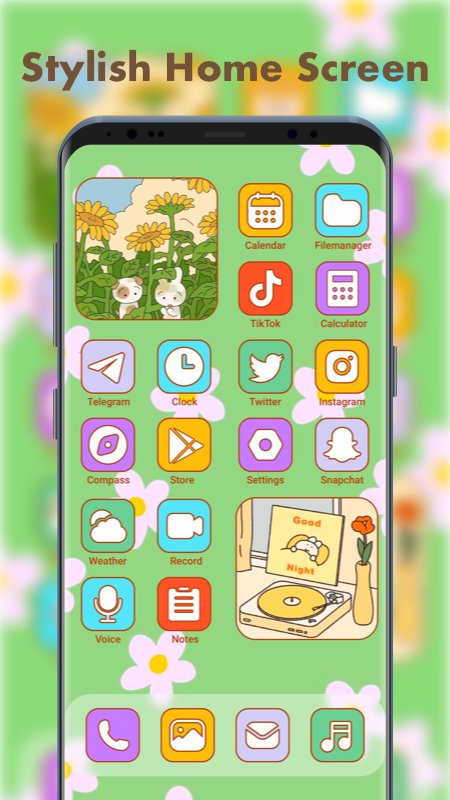 اسکرین شات برنامه MyThemes - App icons, Widgets 5
