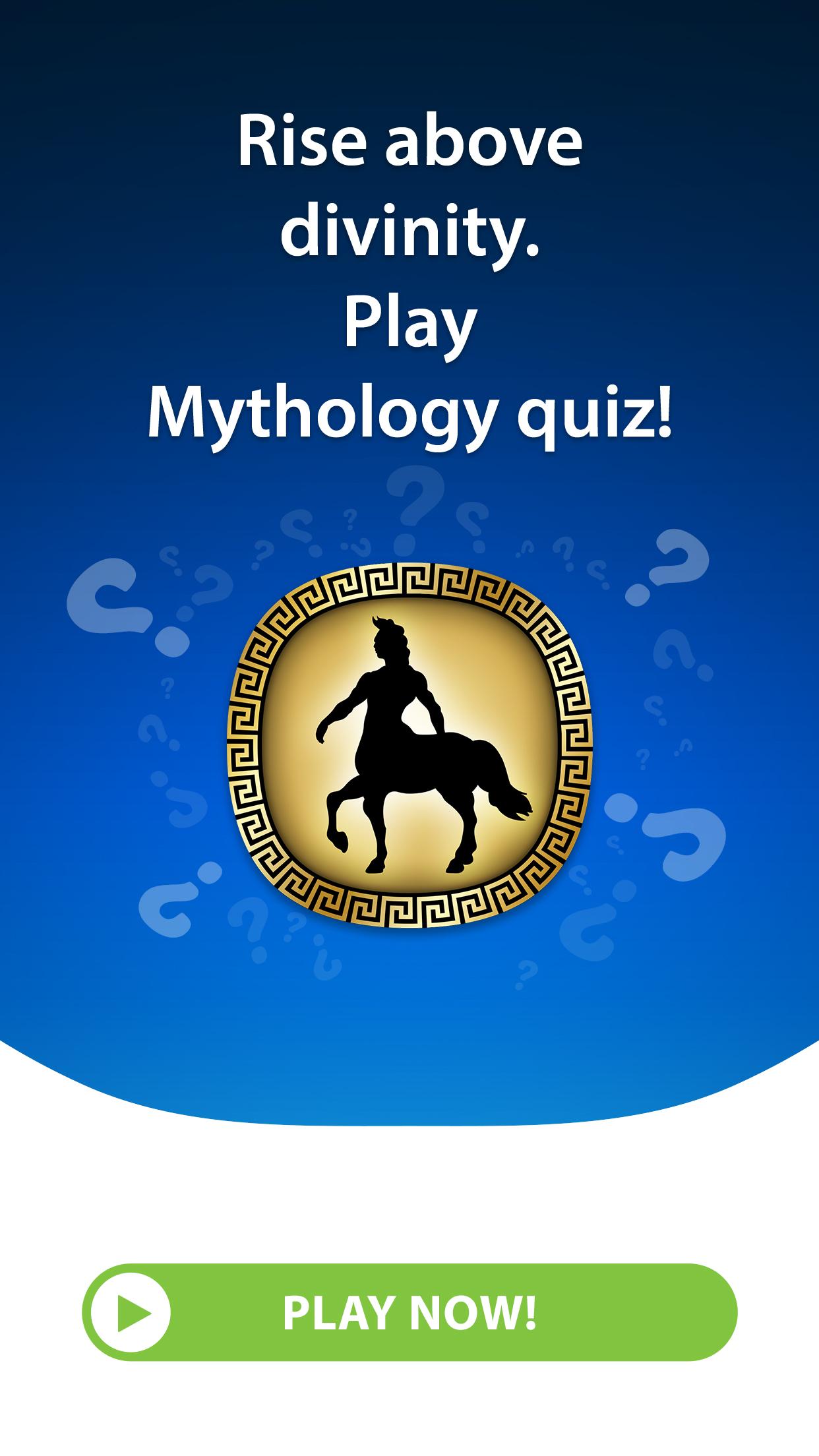 اسکرین شات 1 برنامه Mythology Quiz