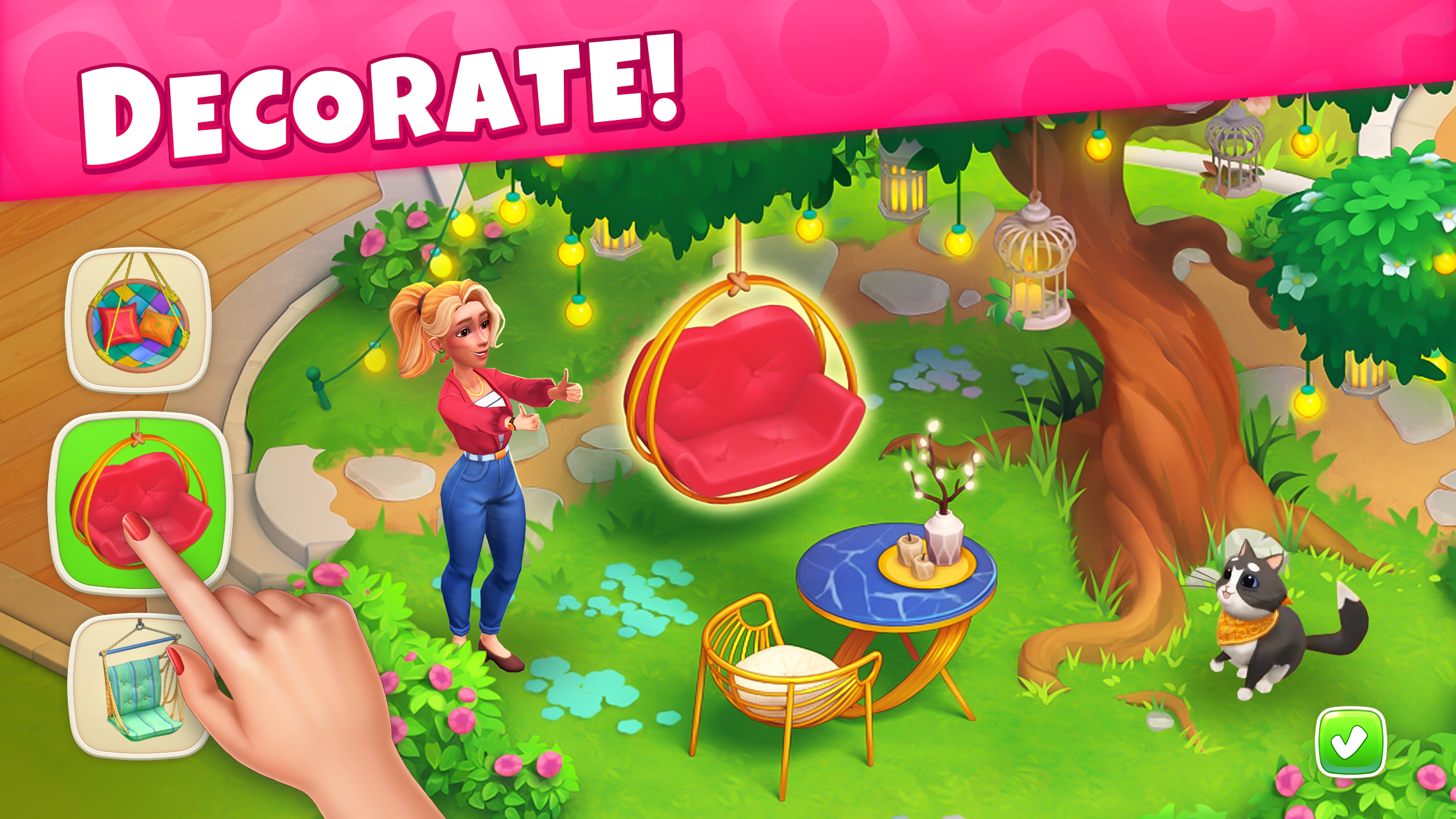 اسکرین شات 2 بازی Tasty Makeover: Match 3 Game