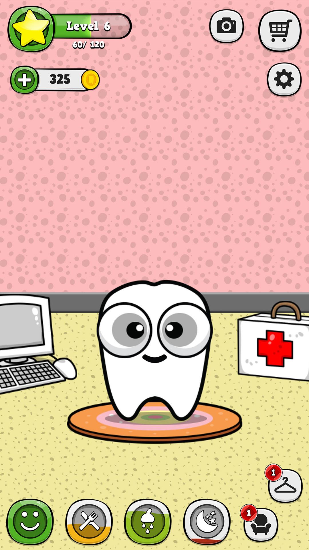 اسکرین شات 1 بازی My Virtual Tooth - Virtual Pet