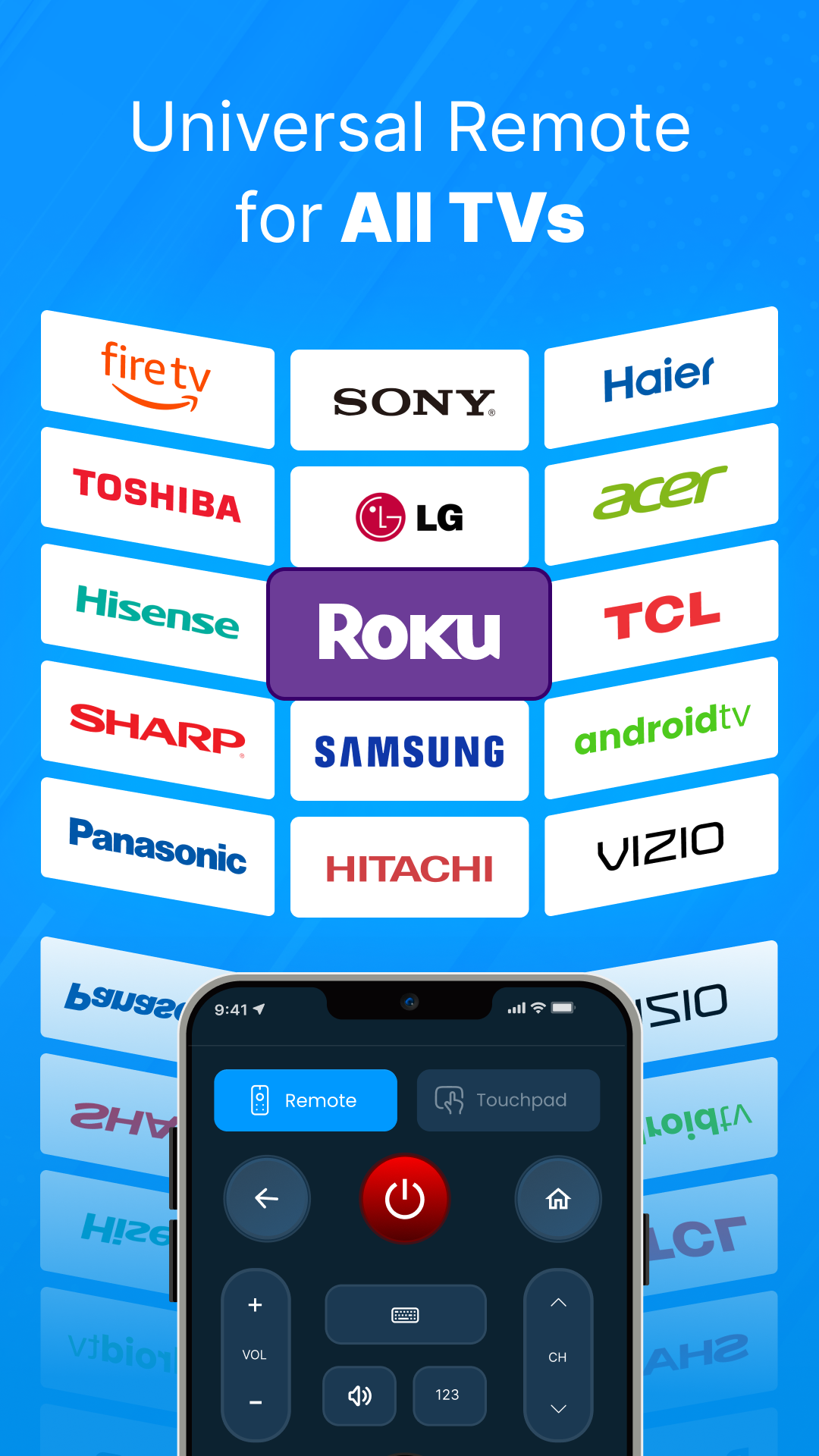 اسکرین شات 2 برنامه Universal TV Remote Control