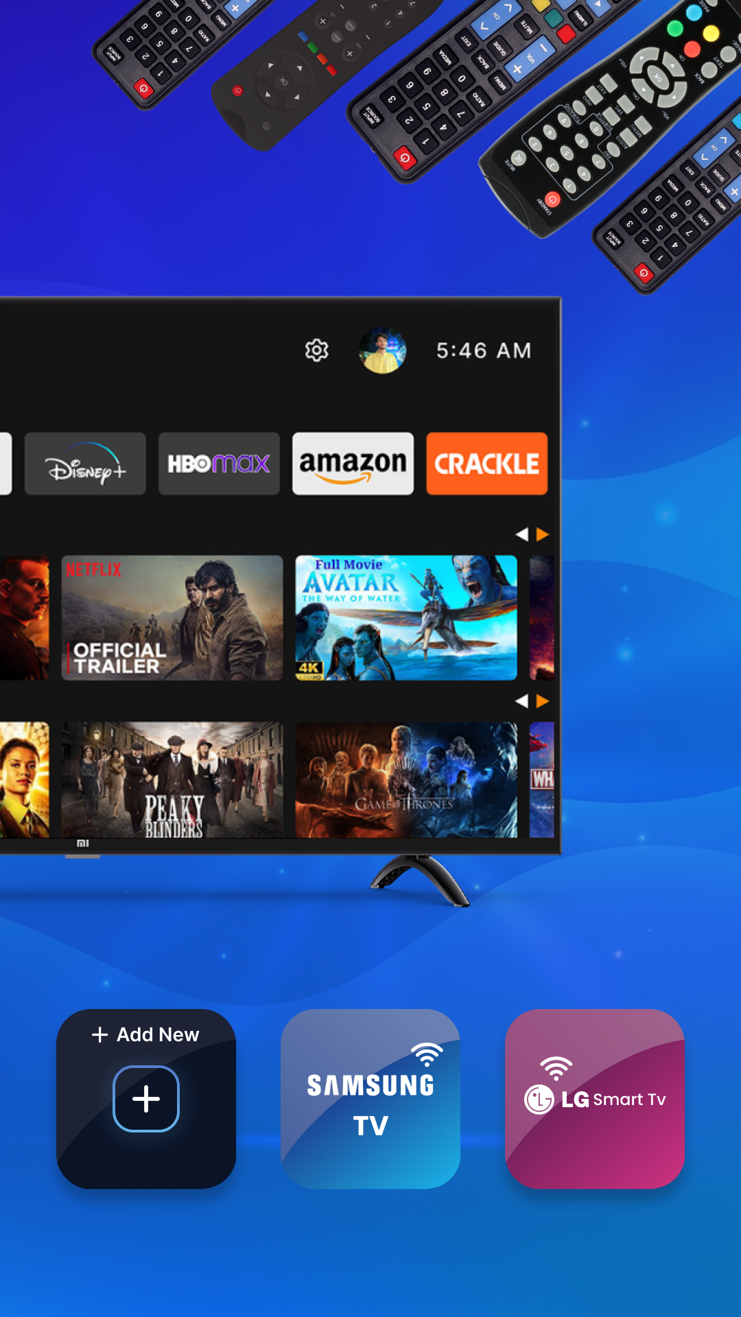 اسکرین شات 2 برنامه Smart Remotes for Android TVs