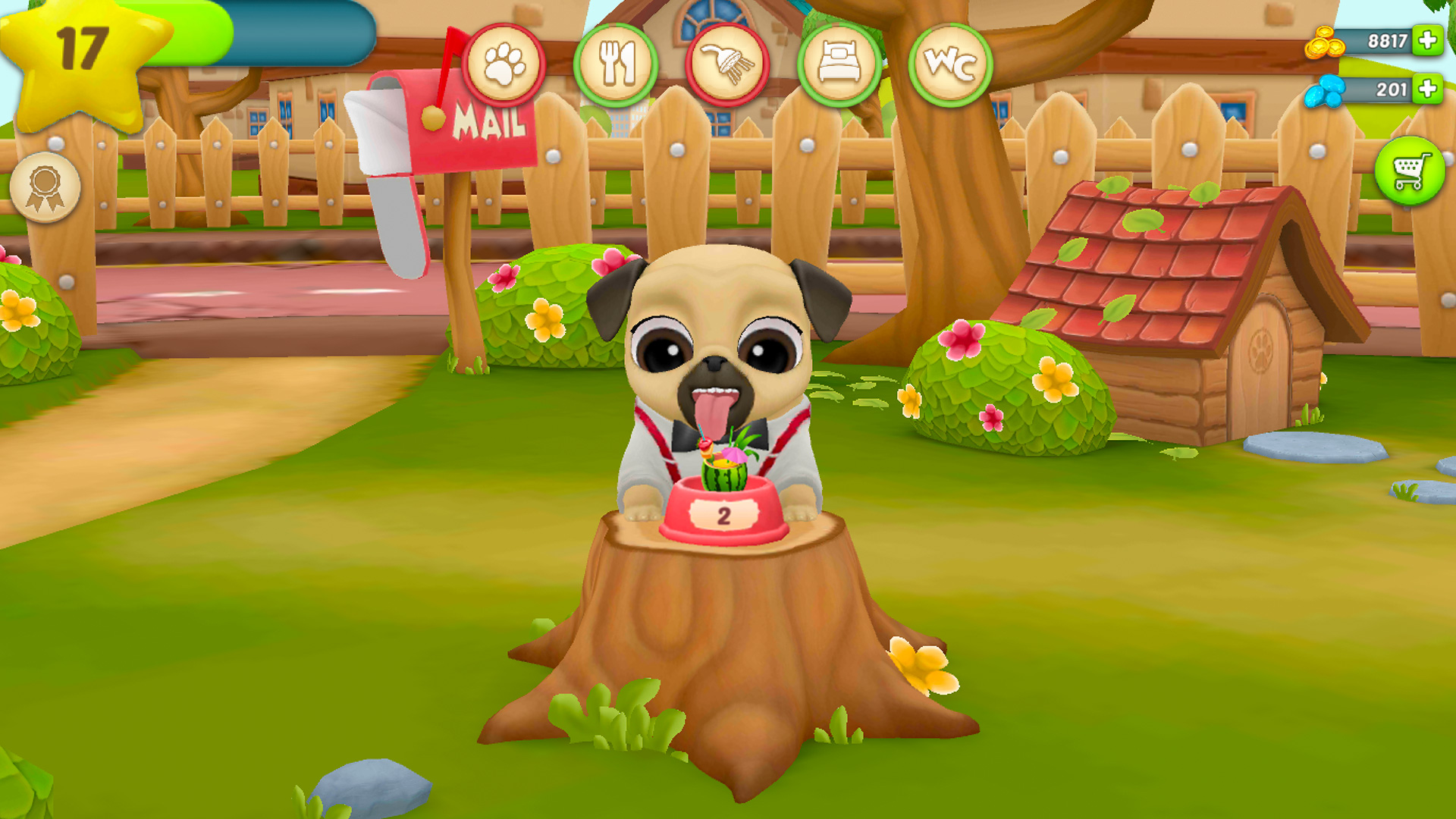 اسکرین شات 5 بازی My Virtual Pet Louie the Pug