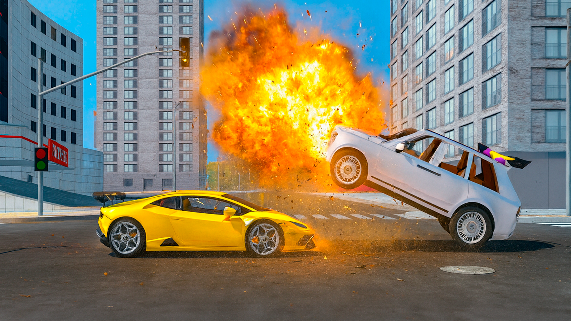 اسکرین شات 3 بازی Car Battle: Drive & Crash