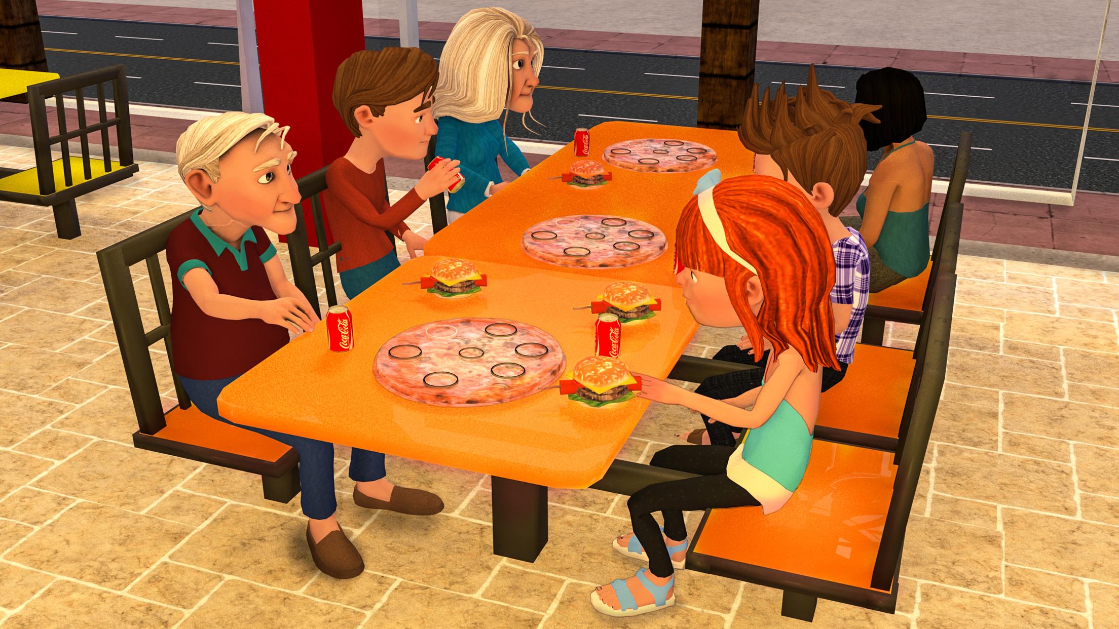 اسکرین شات 5 برنامه Super Grandpa Birthday Party3D
