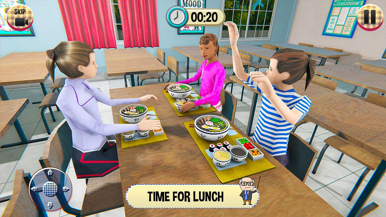 اسکرین شات 2 بازی Virtual High School Girl Game