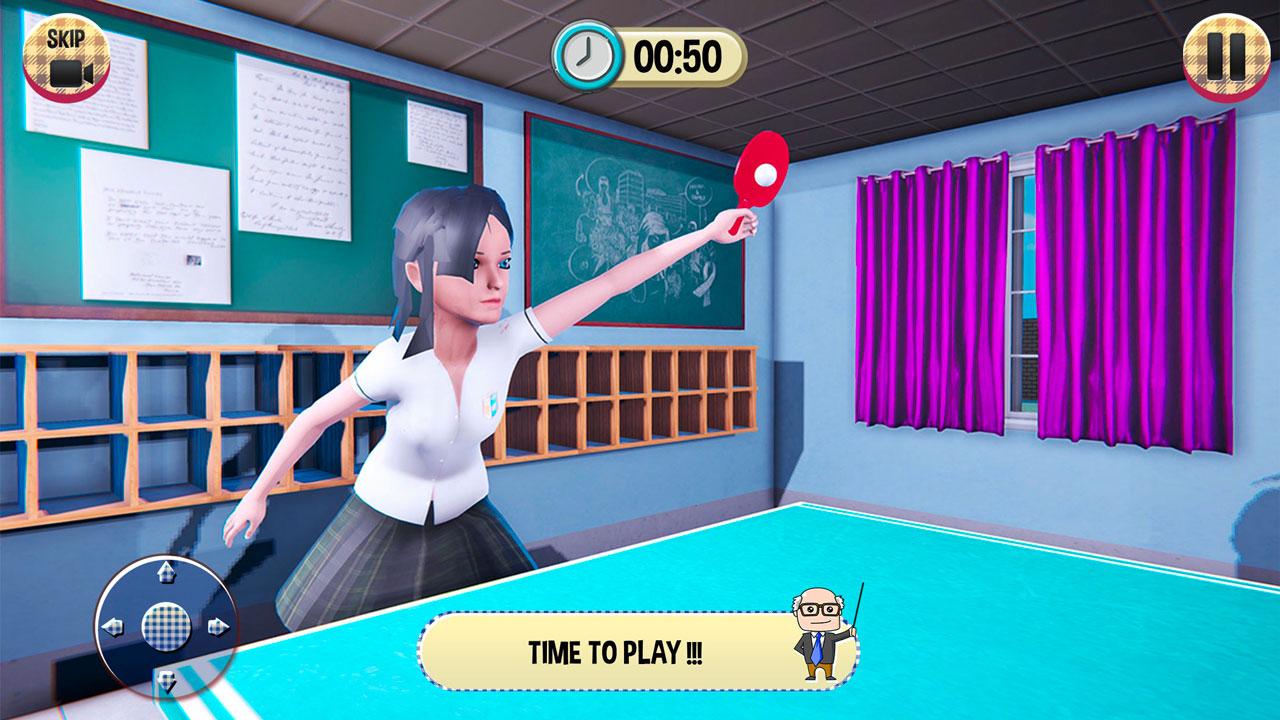 اسکرین شات 5 بازی Virtual High School Girl Game
