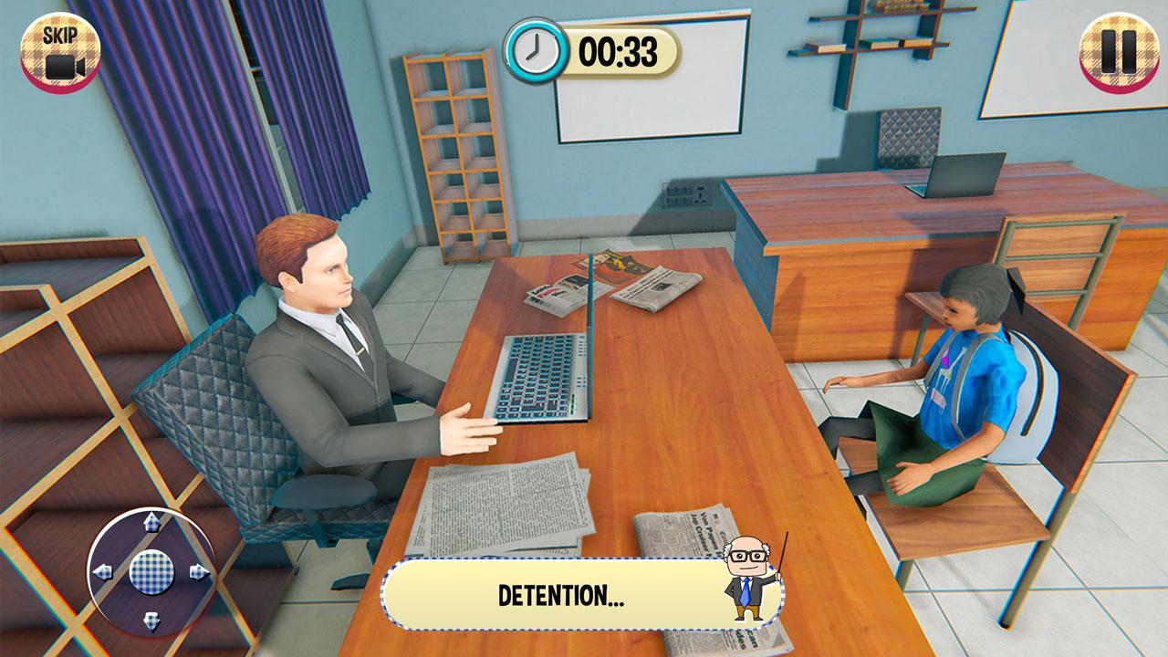 اسکرین شات 3 بازی Virtual High School Girl Game